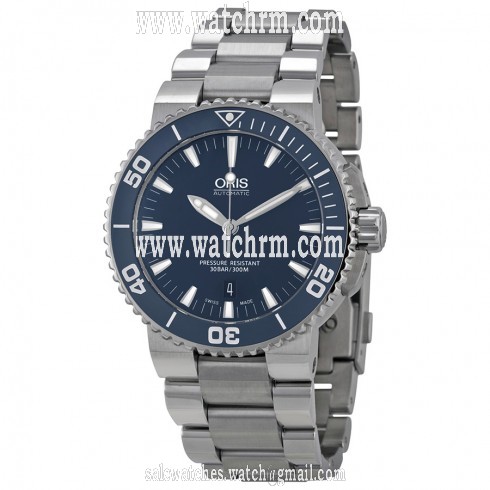 Oris Aquis Blue Dial Men's Watch 733-7653-4155MB