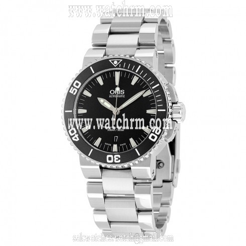 Oris Aquis Date 43 mm Steel Men's Watch 733-7653-4154MB