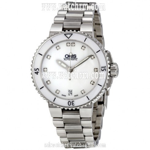 Oris Aquis Diamond Ladies Watch 733-7652-4191MB