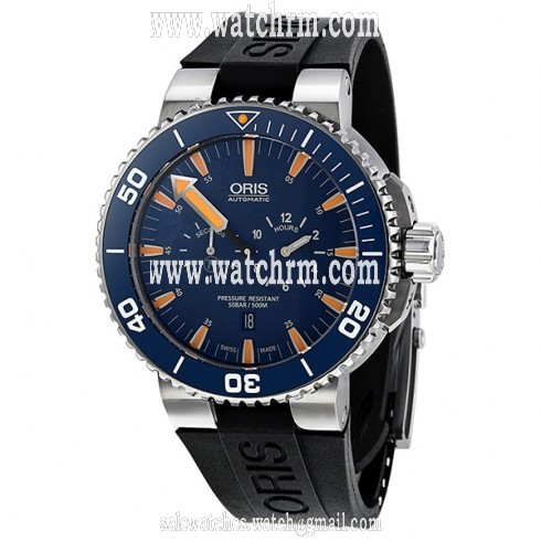 Oris Aquis Tubbataha Limited Edition Automatic Blue Dial Men's Watch 01 749 7663 7185-Set RS