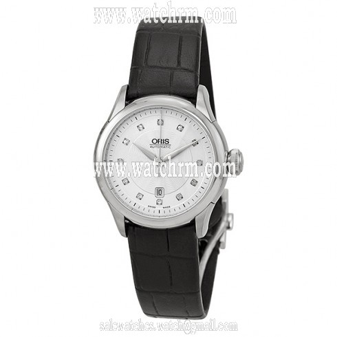 Oris Artelier Automatic Silver Dial Ladies Watch 561-7604-4041LS