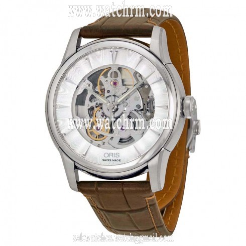 Oris Artelier Automatic Skeleton Dial Stainless Steel Men's Watch 73476704051