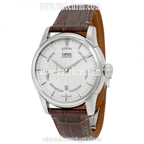 Oris Artelier Automatic Small Second Pointer Day Stainless Steel Men's Watch 745-7666-4051LS