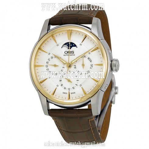 Oris Artelier Complication Silver Dial Men's Watch 01 582 7689 4351-07 5 21 70FC