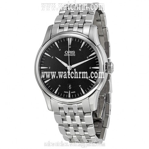 Oris Artelier Date Black Dial Stainless Steel Men's Watch 01 733 7670 4054-07 8 21 77