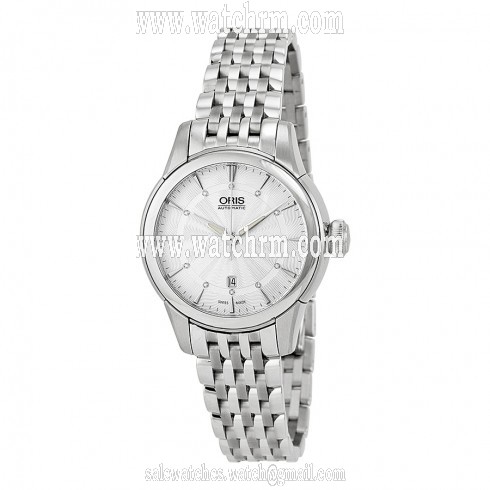 Oris Artelier Date Silver Dial Stainless Steel Ladies Watch 01 561 7687 4051-07 8 14 77