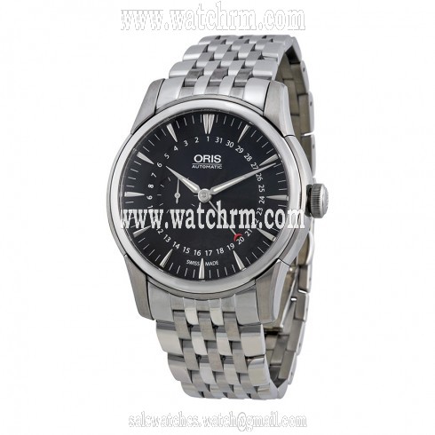 Oris Artelier Pointer Date Black Dial Stainless Steel Men's Watch 01 744 7665 4054-07 8 22 77