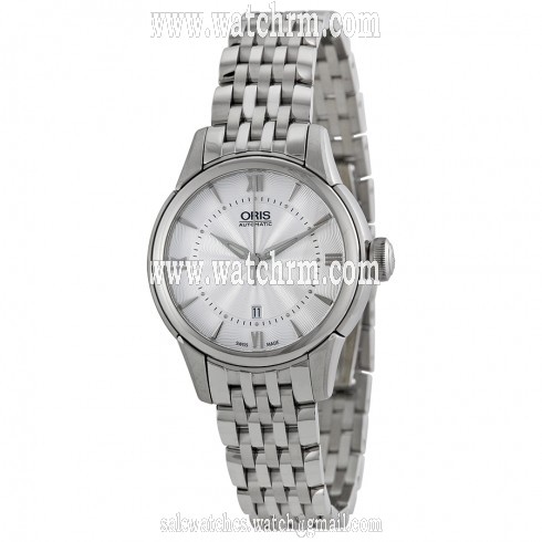 Oris Artelier Silver Dial Stainless Steel Ladies Watch 561-7687-4071MB