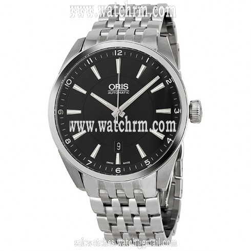 Oris Artix Date Automatic Black Dial Steel Men's Watch 01 733 7642 4054 07 8 21 80