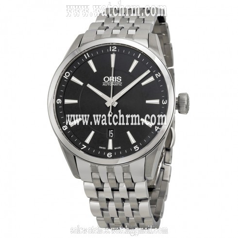 Oris Artix Date Black Dial Automatic Men's Watch 73376424034MB
