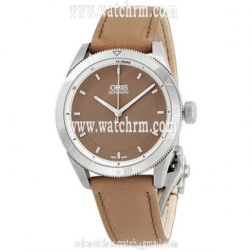 Oris Artix GT Brown Dial Brown Leather Ladies Watch 01 733 7671 4152-07 5 18 41FC