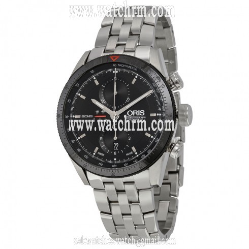 Oris Artix GT Chronograph Black Dial Stainless Steel Men's Watch 674-7661-4434MB