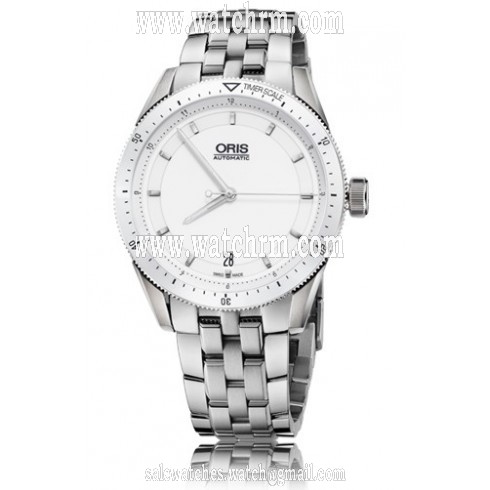 Oris Artix GT Date White Dial Stainless Steel Ladies Watch 01 733 7671 4156-07 8 18 85