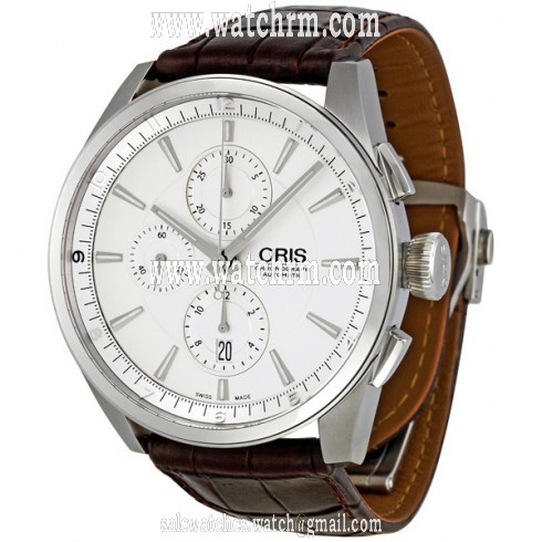 Oris Artix Silver Dial Chronograph Men's Watch 674-7644-4051LS