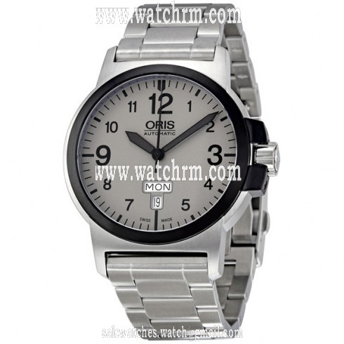 Oris BC3 Advanced Day Date Stainless Steel Automatic Men's Watch 73576414361MB