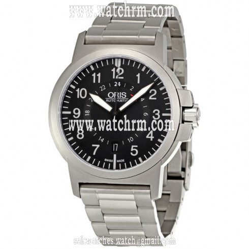 Oris BC3 Air Racing Black Dial Stainless Steel Case GMT Men's Watch 668-7647-7184SET