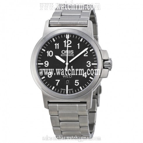 Oris BC3 Black Dial Stainless Steel Men's Watch 735-7641-4164MB