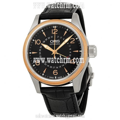 Oris Big Crown Automatic Black Dial Stainless Steel Men's Watch 754-7679-4364LS
