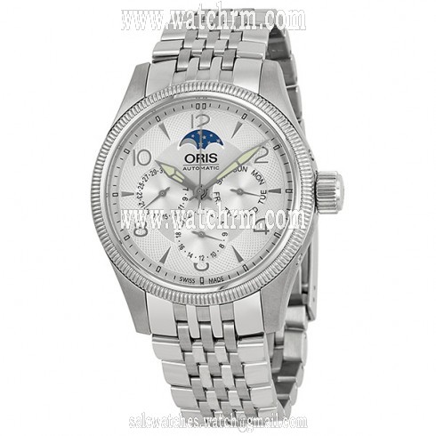 Oris Big Crown Complication Silver Dial Stainless Steel Men's Watch 01 582 7678 4061-07 8 20 30