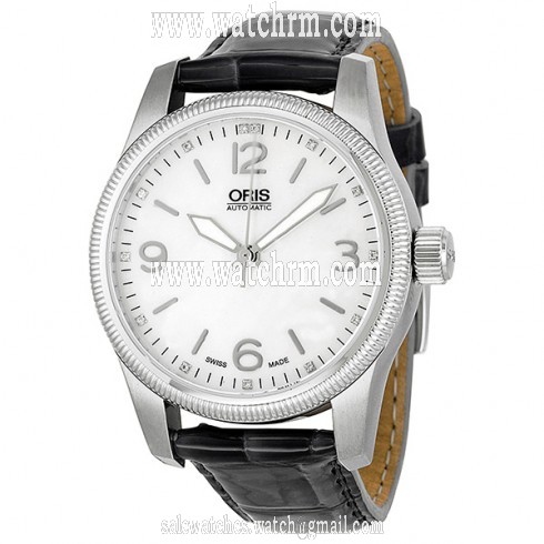 Oris Big Crown Diamonds Automatic Mother of Pearl Dial Ladies Watch 01 733 7649 4066 07 5 19 60