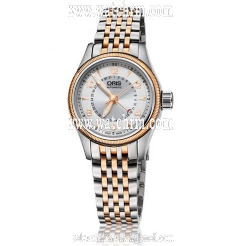 Oris Big Crown Pointer Date Silver Dial Two-Tone Stainless Steel Unisex Watch 01 594 7680 4361-07 8 14 32