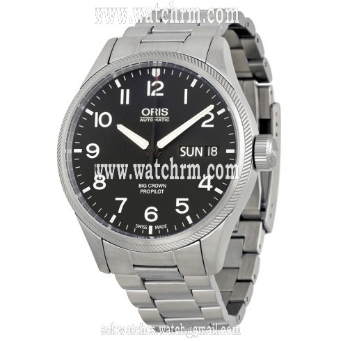 Oris Big Crown ProPilot Automatic Black Dial Stainless Steel Men's Watch 752-7698-4164MB