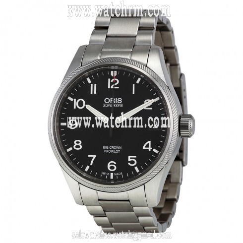 Oris Big Crown ProPilot Automatic Black Dial Stainless Steel Watch 751-7697-4164MB