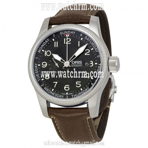 Oris Big Crown Small Second Pointer Day Automatic Black Dial Men's Watch 745-7629-4064LS