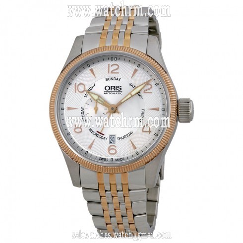 Oris Big Crown Small Second Pointer Day Silver Dial Stainless Steel Men's Watch 01 745 7688 4361-07 8 22 32