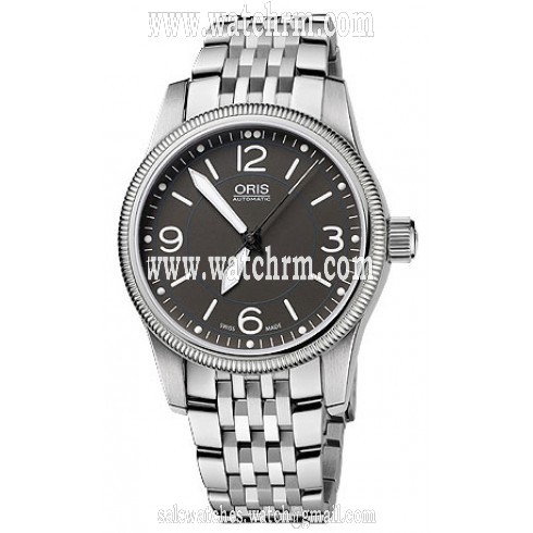 Oris Big Crown Swiss Hunter Team PS Edition Black Dial Stainless Steel Men's Watch 733-7649-4033MB