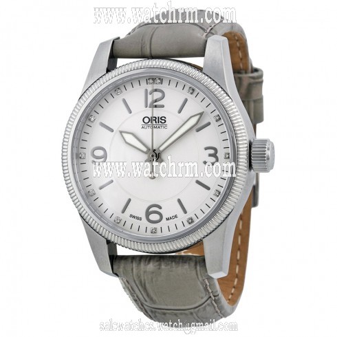Oris Big Crown Swiss Hunter Team Steel Mid Size Watch 733-7649-4091 Set MB