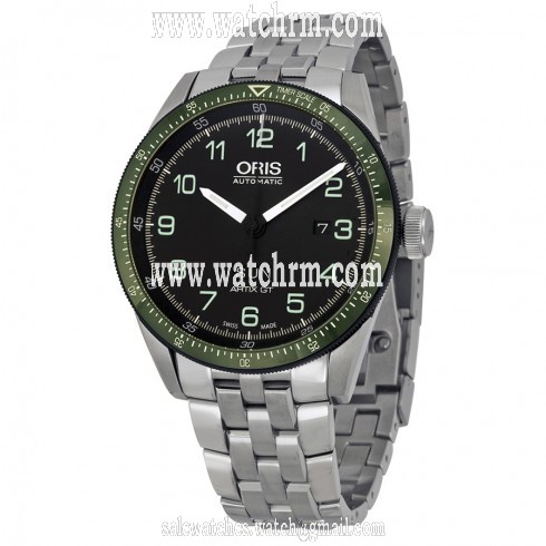 Oris Calobra GT Limited Edition Automatic Black Dial Stainless Steel Men's Watch 735-7706-4494MB