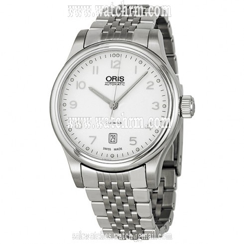 Oris Classic Date Automatic Silver Dial Steel Men's Watch 01 733 7594 4091 07 8 20 61