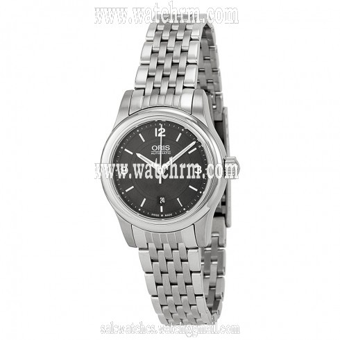 Oris Classic Date Black Dial Stainless Steel Ladies Watch 01 561 7650 4034-07 8 14 61