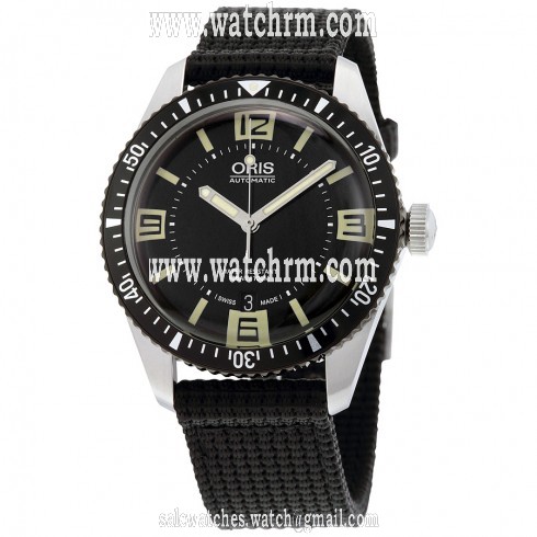 Oris Divers Sixty-Five Black Dial Men's Watch 733-7707-4064BKFS