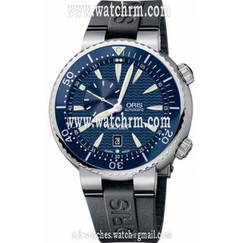 Oris Divers Small Second Men's Automatic Watch 643-7609-8555RS