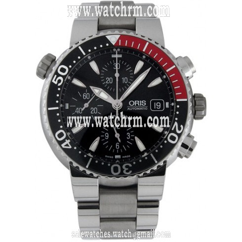Oris Divers Titan Chronograph Men's Automatic Watch 674-7542-7154MB