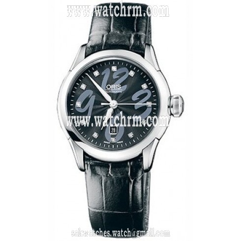 Oris Ladies Artelier Diamond with Date Automatic Watch 561-7604-4094LS