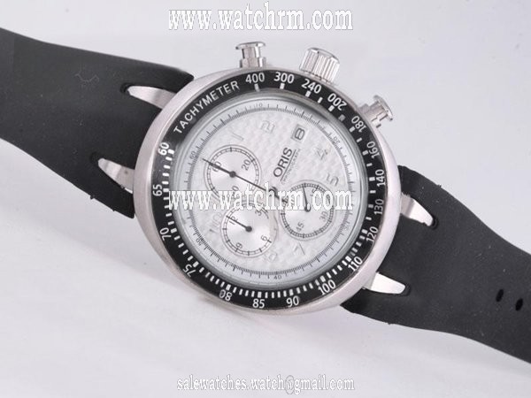 Oris Motor Sport TT1 01 674 7521 4464-07 4 24 14 Blue Rubber Strap Midsize Round Watch