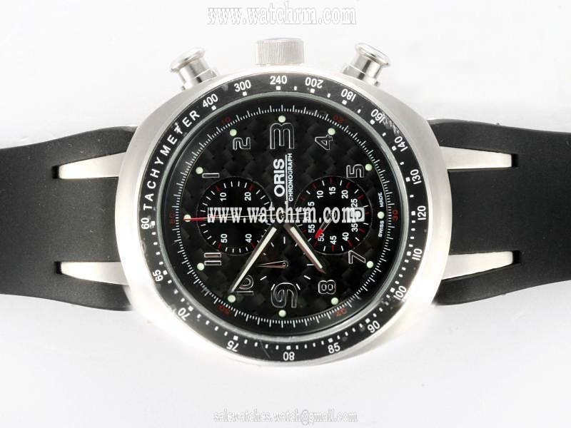 Oris Motor Sport TT1 01 674 7521 4464-07 4 24 14 Midsize Round Quartz Chronograph Watch