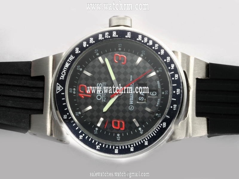 Oris Motor Sport WilliamsF1 Team 01 635 7560 4748-07 4 25 01B Black Dial Automatic Watch