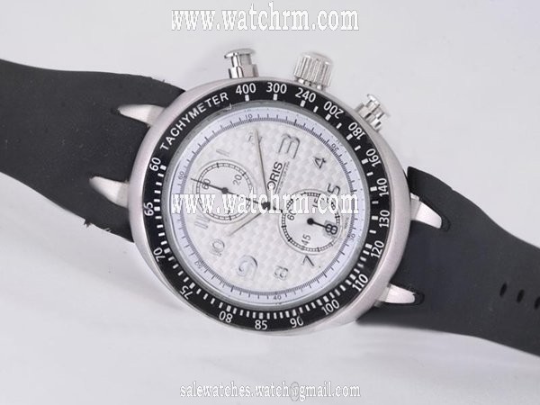 Oris Motor Sport WilliamsF1 Team 677 7577 70 54 RS Round Quartz Chronograph White Dial Watch