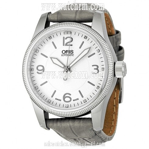 Oris Swiss Hunter Team PS Edition Automatic Silver Dial Ladies Watch 01 733 7649 4091 Set-LS