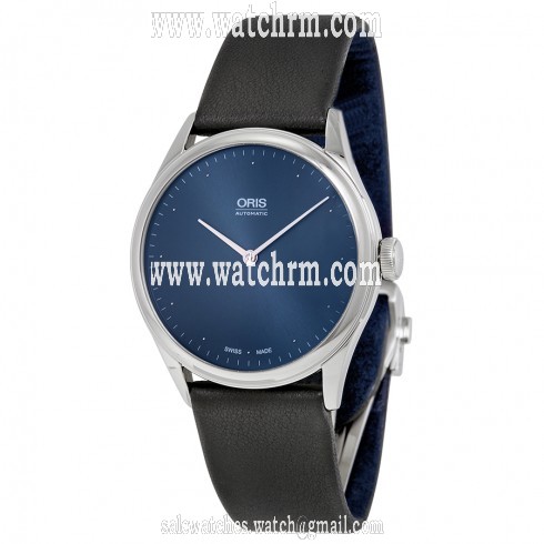 Oris Thelonious Monk Limited Edition Blue Dial Black Leather Men's Watch 732-7712-4085SET
