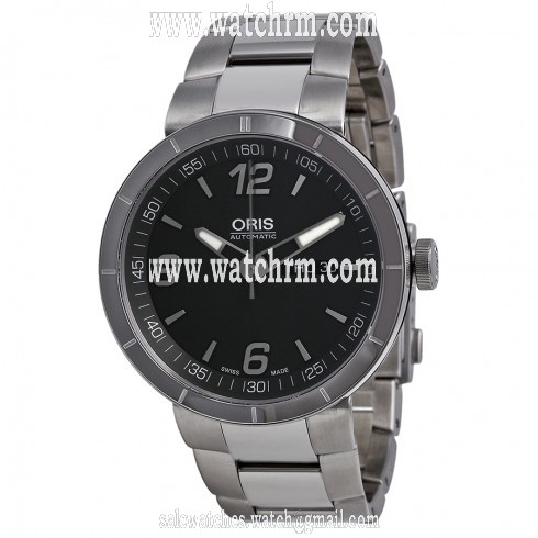 Oris TT1 Divers Grey Dial Automatic Men's Watch 735-7651-4163MB