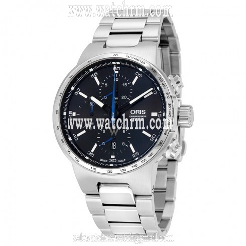 Oris Williams F1 Chronograph Automatic Black Dial Stainless Steel Men's Watch 774-7717-4154MB