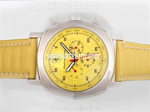 Panerai Ferrari Rattrapante FER00010 Automatic Midsize Stainless Steel Bezel Watch