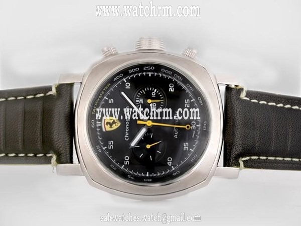 Panerai Ferrari Scuderia FER00008 Automatic Black Dial Stainless Steel Bezel Watch