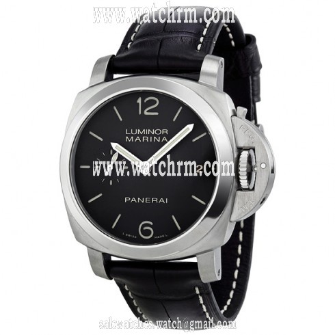 Panerai Luminor Marina 1950 Automatic Black Dial Stainless Steel Men's Watch PAM00392