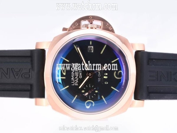 Panerai Luminor PAM 289 Automatic Midsize Rose Gold Bezel Watch